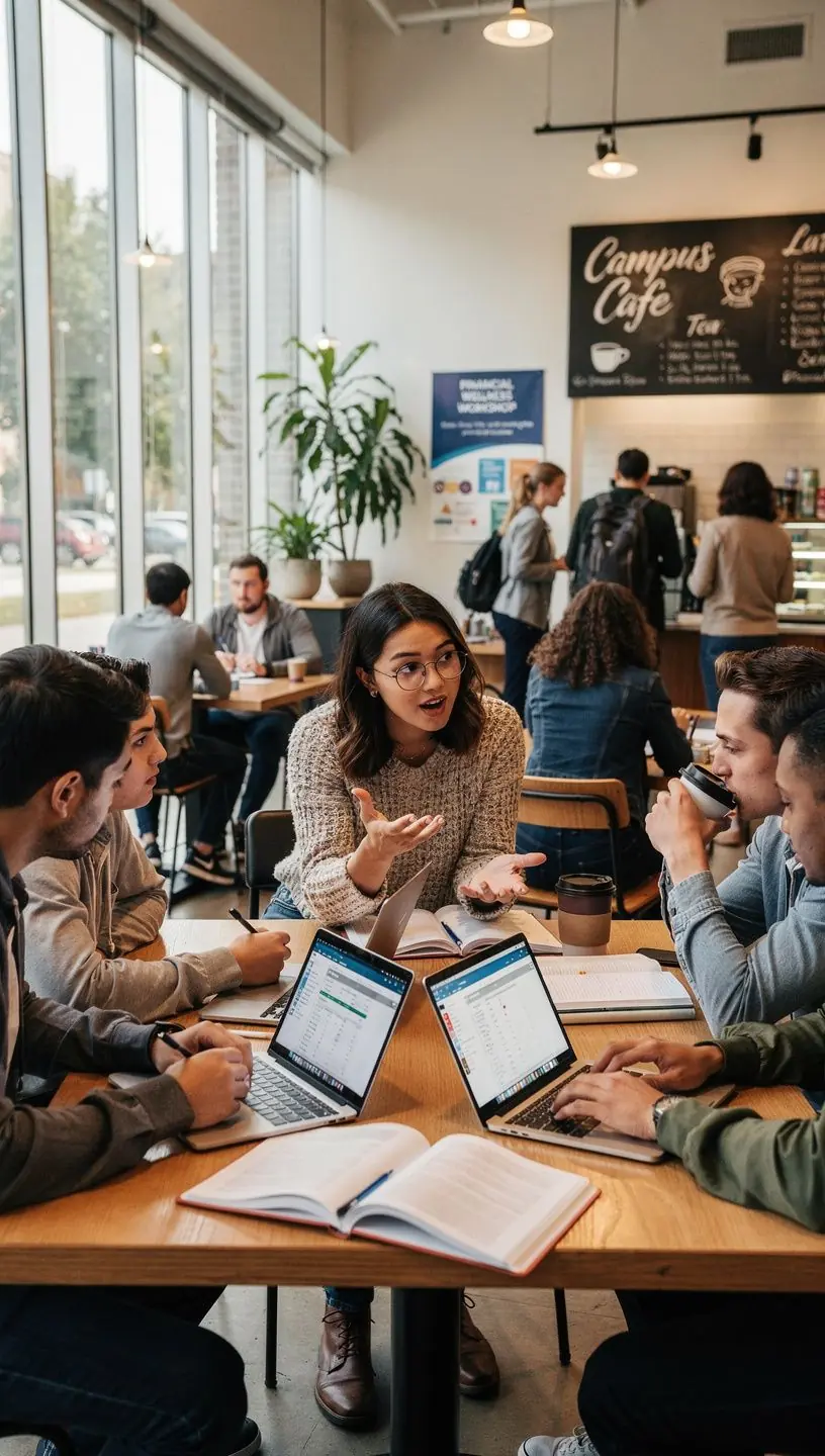 Obrázek poznámkového bloku s plánem výdajů a úspor
