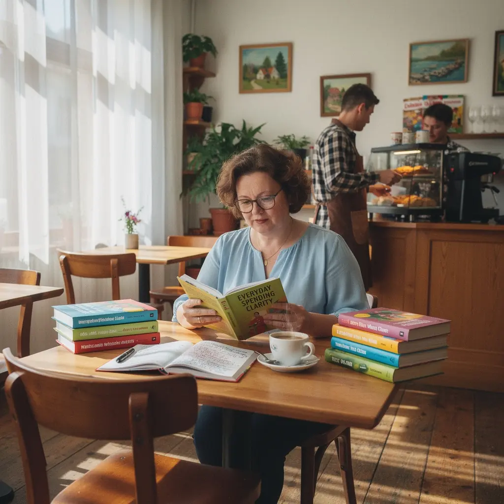 Obrázek plánování rozpočtu s penězi a kalkulačkou na pracovní ploše.